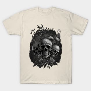 Skull and Flowers #2 T-Shirt